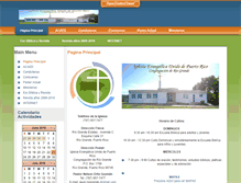Tablet Screenshot of iglesiaevangelicaunida.org